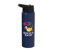 Quack Me Up Newton Physics Humor Stainless Steel Insulated Water Bottle