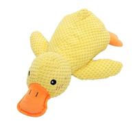Quack Quack Duck Dog Toy, Squeaky Interactive Dog Toys The Mellow Dog Calming Duck Calming Duck Toy Durable Squeaky Dog Toys (Yellow)