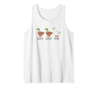 Quack Quack Honk - Two Ducks And A Goose - Cute Funny Animal Tank Top