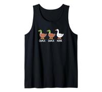Quack Quack Honk - Two Ducks And A Goose - Funny Animal Tank Top