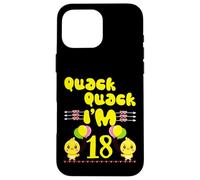 Quack Quack I'm 18 Farm Duck Theme Party 18th Year Birthday Case for iPhone 16 Pro Max