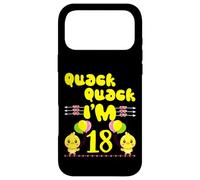 Quack Quack I'm 18 Farm Duck Theme Party 18th Year Birthday Case for iPhone 17 Pro Max