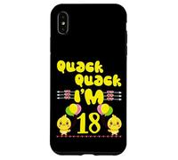 Quack Quack I'm 18 Farm Duck Theme Party 18th Year Birthday Case for iPhone XS Max