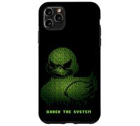 Quack The System Binary Code Duck Programmer Cybersecurity Case for iPhone 11 Pro Max