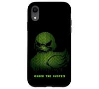 Quack The System Binary Code Duck Programmer Cybersecurity Case for iPhone XR