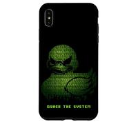 Quack The System Binary Code Duck Programmer Cybersecurity Case for iPhone XS Max