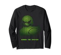 Quack The System Binary Code Duck Programmer Cybersecurity Long Sleeve T-Shirt