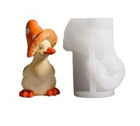 Quacker Mushroom Statue Silicone Molds Handmade Soap Home Decor Chocolate Baking Animal Shaped Tool Cartoon Soap and Molds