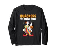 Quackers The Giggle Goose Funny Clown Costume Long Sleeve T-Shirt