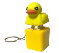 Quackey Fidget Toy That Quacks Quacking Duck Fidget Toy Keychain Stress Reliever Squeaky Toy Duck Keyboard Keycaps That Quack Button Fidget Key Board Clicker Sensory Toys