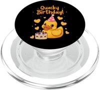 Quacky Birthday Rubber Duck Ducky Duckie Cute Girls PopSockets PopGrip for MagSafe