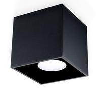 QUAD 1 Black Ceiling Lamp: Modern Loft Design LED GU10 - High Quality & Stylish