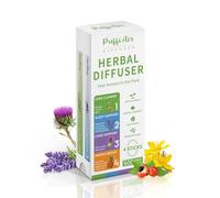 Quad-Action Wellness Herbal Diffuser Bundles: (Green, Purple, Blue & Orange)