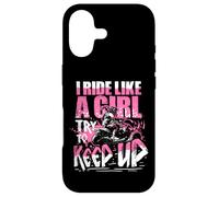 Quad ATV Girls Gift I Ride Like A Girl Try To Keep Up Case for iPhone 17
