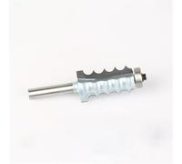 Quad Bead & Flute Router Bits Set | Raised Cabinet Panel Cutter With Bearing, Curved Woodworking Edge Profiler For Engraving Machine | 8/12mm & 1/2" Shank(8*41)