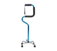 Quad Cane， Four-Legged Cane Adjustable Height Anti-Skid Retractable Walking Stick Assisted To Get Up Walkers Fit Elderly Disabled