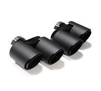 Quad Carbon Fiber Exhaust Tip Compatible For BMW G20 G21 330i 330d 330e Muffler Tip Exhaust System Nozzle Exhaust Tips 2.5'' Inch Tip(Carbon Fiber B)