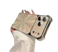 Quad-Corner Drop-Proof CD-Texture Case for Iphone, Texture Case Cover for iPhone Full Camera Protection for Iphone17/16/15/14 Max (for iPhone 16 pius,Gold)