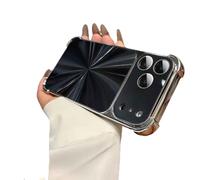 Quad-Corner Drop-Proof CD-Texture Case for Iphone, Texture Case Cover for iPhone Full Camera Protection for Iphone17/16/15/14 Max (for iPhone 16 pius,Black)