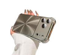 Quad-Corner Drop-Proof CD-Texture Case for Iphone, Texture Case Cover for iPhone Full Camera Protection for Iphone17/16/15/14 Max (for iPhone 16 pius,Gray)