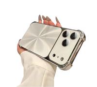 Quad-Corner Drop-Proof CD-Texture Case for Iphone, Texture Case Cover for iPhone Full Camera Protection for Iphone17/16/15/14 Max (for iPhone 16 pius,White)