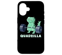 Quad Leg Exercise Muscle Dinosaur Gym Monster Train Dino Case for iPhone 16