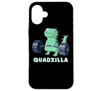 Quad Leg Exercise Muscle Dinosaur Gym Monster Train Dino Case for iPhone 16 Plus