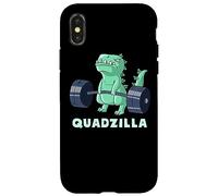 Quad Leg Exercise Muscle Dinosaur Gym Monster Train Dino Case for iPhone X/XS