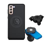 Quad Lock 1" Ball Adaptor for Motorcycle Phone Mount with Vibration Dampener and MAG Phone Case for Galaxy S21+
