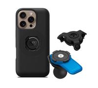 Quad Lock 1" Ball Adaptor for Motorcycle Phone Mount with Vibration Dampener and MAG Phone Case for iPhone 16 Pro