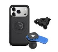 Quad Lock 1" Ball Adaptor for Motorcycle Phone Mount with Vibration Dampener and MAG Phone Case for iPhone 17 Pro
