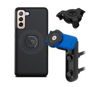 Quad Lock Brake/Clutch Motorcycle Phone Mount with Vibration Dampener and MAG Phone Case for Galaxy S21