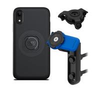 Quad Lock Brake/Clutch Motorcycle Phone Mount with Vibration Dampener and MAG Phone Case for iPhone XR