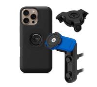 QUAD LOCK Brake Cylinder Clamp Shell Mobile Phone Holder for Motorcycle with Vibration Damper and MAG Case for iPhone 16 Pro Max
