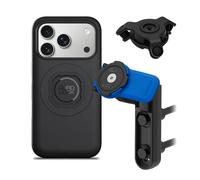 QUAD LOCK Brake Cylinder Clamp Shell Mobile Phone Holder for Motorcycle with Vibration Damper and MAG Case for iPhone 17 Pro
