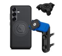 QUAD LOCK Brake Cylinder Clamp Shell Mobile Phone Holder for Motorcycle with Vibration Damper and MAG Case for Galaxy S25