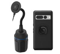 Quad Lock Cup Holder Mount Kit - Google Pixel 7 Pro MAG with MAG Wireless Charging Head (V2)
