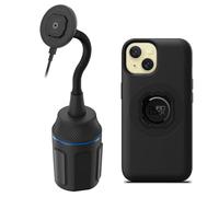 Quad Lock Cup Holder Mount Kit - iPhone 15 MAG with MAG Wireless Charging Head (V2)