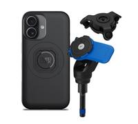 Quad Lock Handlebar Clamp Motorcycle Phone Mount with Vibration Dampener and MAG Phone Case for iPhone 17