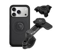 QUAD LOCK Handlebar Mobile Phone Holder Pro for Motorcycle with Vibration Damper and MAG Case for iPhone 17 Pro