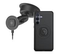 Quad Lock Heavy Duty Suction Car Phone Mount with MAG Phone Case and MAG Wireless Charging Head for Galaxy S26+