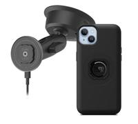 Quad Lock Heavy Duty Suction Car Phone Mount with MAG Phone Case and MAG Wireless Charging Head for iPhone 14 Plus