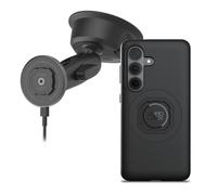 Quad Lock Heavy Duty Suction Car Phone Mount with MAG Phone Case and MAG Wireless Charging Head for Galaxy S26
