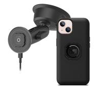 Quad Lock Heavy Duty Suction Car Phone Mount with MAG Phone Case and MAG Wireless Charging Head for iPhone 13