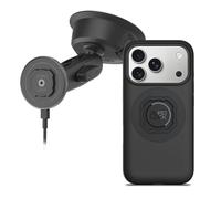 Quad Lock Heavy Duty Suction Phone Mount Car Kit with MAG Phone Case and MAG Wireless Charging Head for iPhone 18 Pro