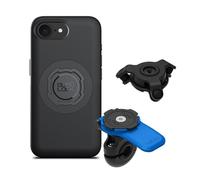 Quad Lock Mirror Motorcycle Phone Mount with Vibration Dampener and MAG Phone Case for iPhone 16e