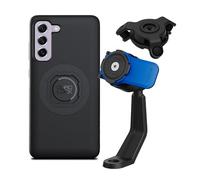 Quad Lock Mirror Stem Motorcycle Phone Mount with Vibration Dampener and MAG Phone Case for Galaxy S21 FE