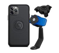 Quad Lock Mirror Stem Motorcycle Phone Mount with Vibration Dampener and MAG Phone Case for iPhone 11 Pro