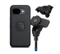 Quad Lock Moto Handlebar Clamp Mount PRO + Vibration Dampener + Pixel MAG Case