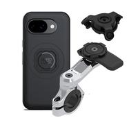 Quad Lock Moto Handlebar Mount PRO Chrome + Vibration Dampener + Pixel MAG Case